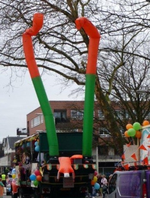 Skytube oranje/groen